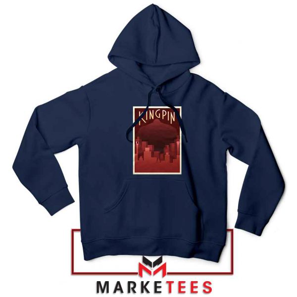 Wilson Fisk Kingping Navy Blue Hoodie