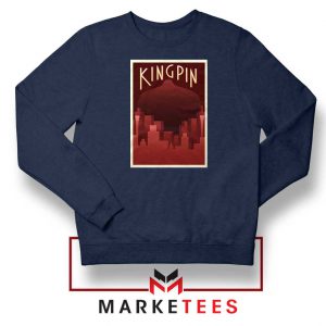 Wilson Fisk Kingping Navy Blue Sweatshirt