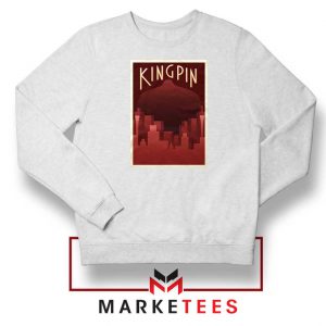 Wilson Fisk Kingping White Sweatshirt