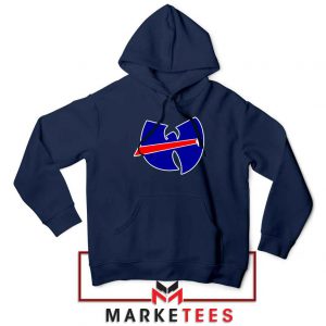 Wu Fallo Bills Parody Navy Blue Hoodie