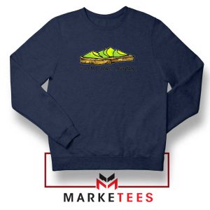 Avocado Toast Mountains Navy Blue Sweatshirt