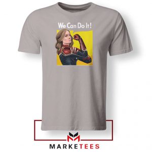 Carol Danvers Riveter Womens Sport Grey Tshirt