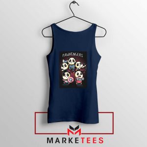 Pawvengers Marvel Navy Blue Tank Top