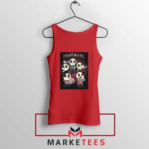 Pawvengers Marvel Red Tank Top