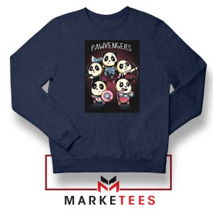 Pawvengers Marvel Superheroes Navy Blue Sweatshirt