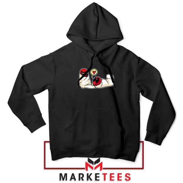 Spideypool Mutant Superheroes Black Hoodie