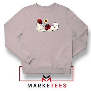 Spideypool Mutant Superheroes Grey Sweatshirt