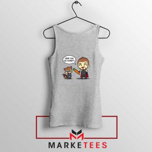 Superhero Team Avenger Grey Tank Top