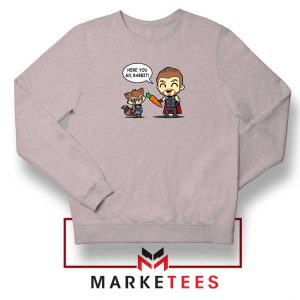 Superhero Team Infinity War Grey Sweatshirt