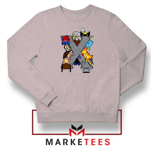 X Men Cutest Team Of Mutants Grey Sweatshirt