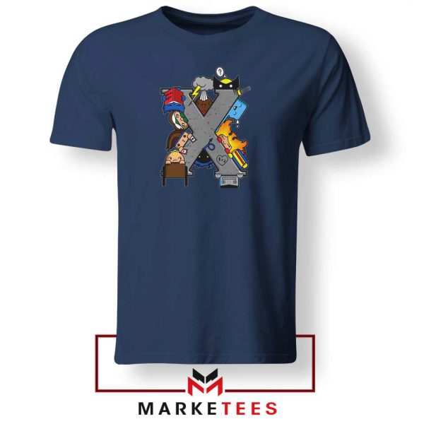 X Men Cutest Team Of Mutants Navy Blue Tshirt