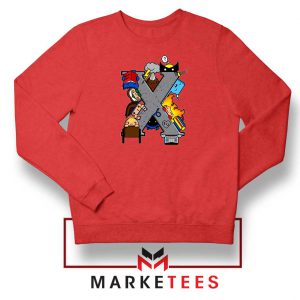X Men Cutest Team Of Mutants Red Sweatshirt
