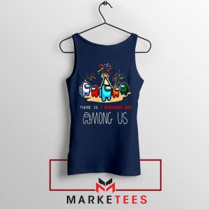 Among Us Gaming Birthday Navy Blue Tank Top