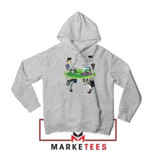 Breaking Bad Rick Morty Jesse Grey Hoodie