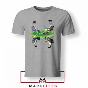 Breaking Bad Rick Morty Jesse Sport Grey Tshirt