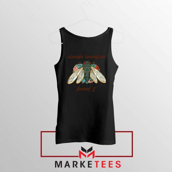 Brood X Cicada Invasion 2021 Black Tank Top