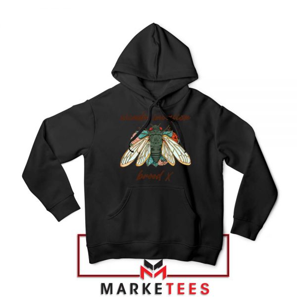 Brood X Cicada Invasion USA 2021 Black Hoodie