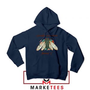 Brood X Cicada Invasion USA 2021 Navy Blue Hoodie