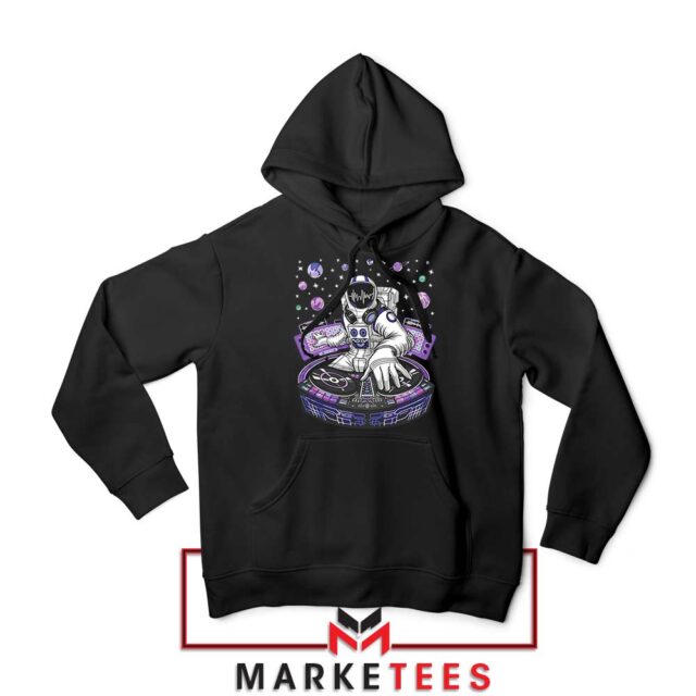 Funny Astronaut DJ Graphic Hoodie
