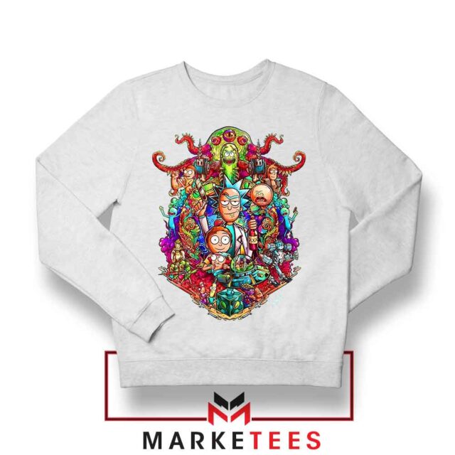 Rick and Morty Cartoon Sitcom Sweatshirt
