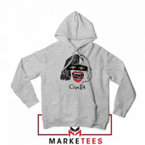 Cruella Look Fabulous Girls Grey Hoodie