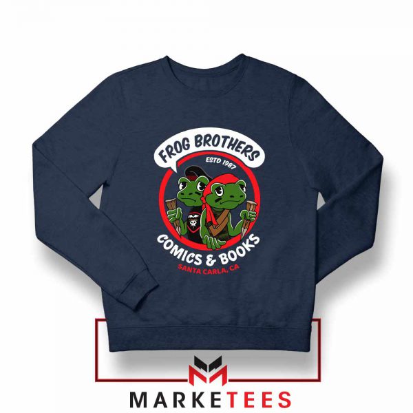 Frog Brothers Lost Boys Navy Blue Sweatshirt