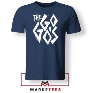 The Go Gos Band American Classics Navy Blue Tshirt