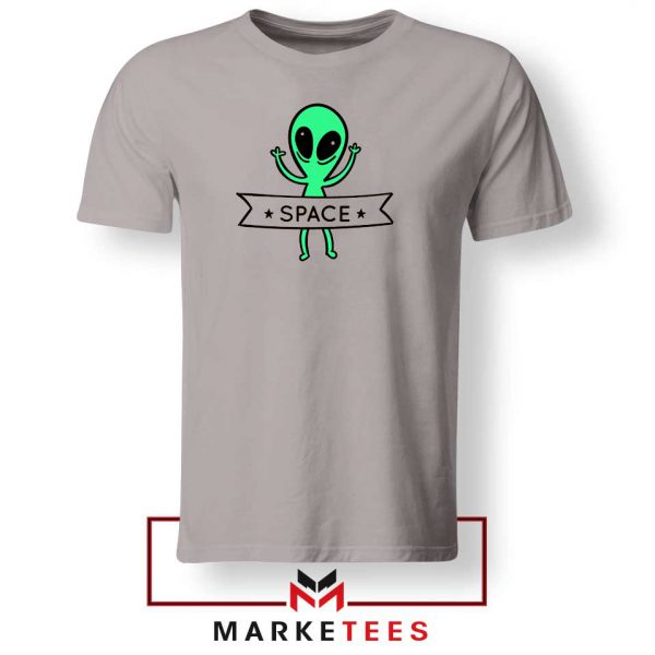 Alien Space 90s Designs Sport Grey Tshirt