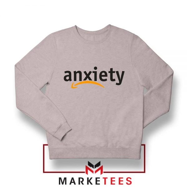 Anxiety E Commerce Logo Sport Grey Sweatshirt