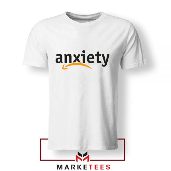 Anxiety E Commerce Logo White Tshirt