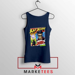 Bad Bunny Royal Rumble Navy Blue Tank Top