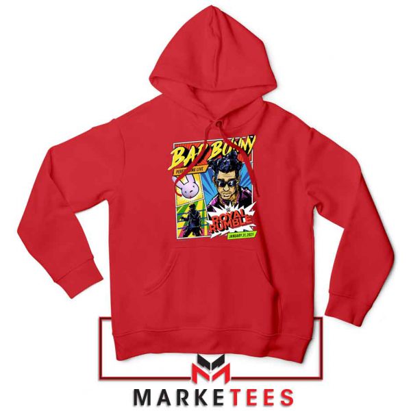 Bad Bunny Royal Rumble Red Hoodie