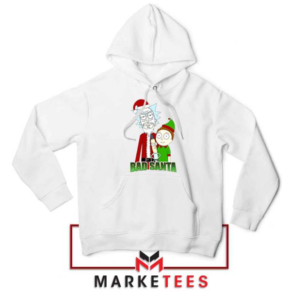 Bad Santa Sitcom Christmas White Hoodie