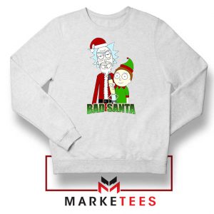 Bad Santa Sitcom Christmas White Sweatshirt