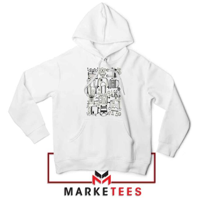 Robot Party Graphic Hoodie