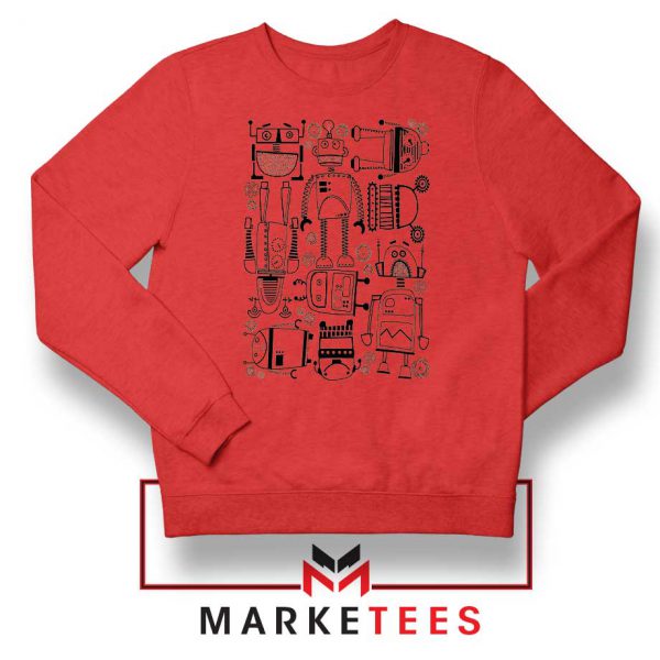 Best Robot Party Designs Red Sweater