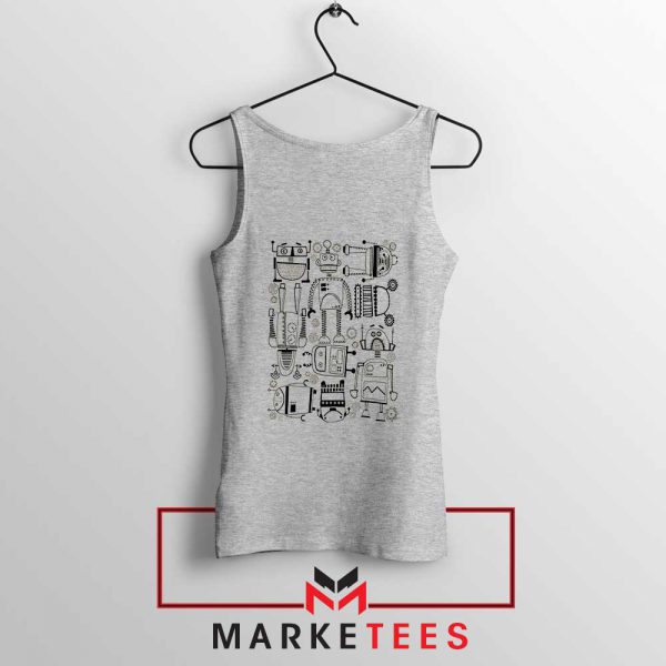 Best Robot Party Designs Sport Grey Tank Top