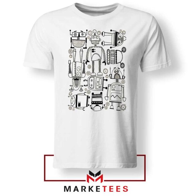 Robot Party Graphic T-Shirt