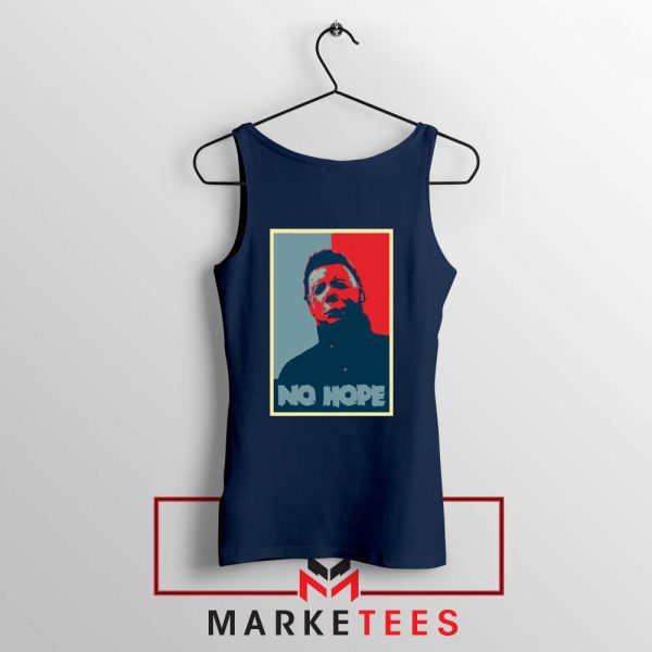 Boogeyman Horror No Hope Navy Blue Tank Top