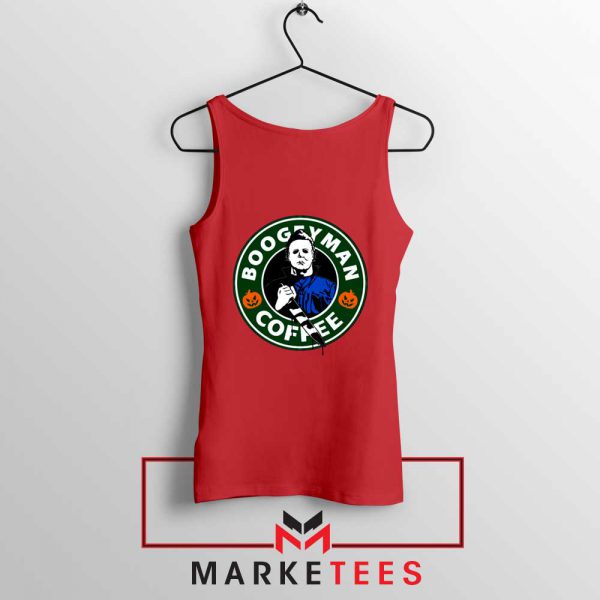 Boogyman Coffee Parody Red Tank Top