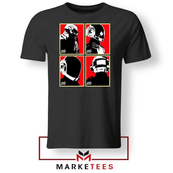 Daft Punk Helmets Graphic Tshirt