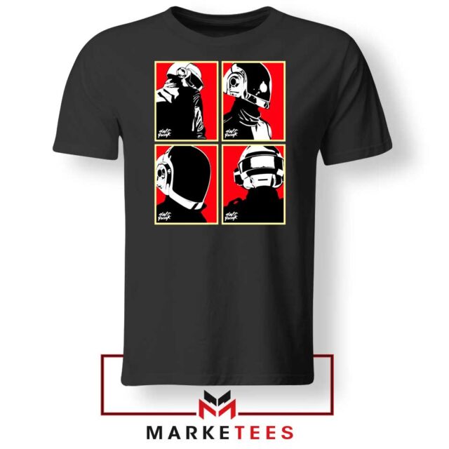 Daft Punk Helmets Graphic T-Shirt