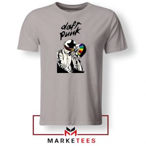 Daft Punk Music Duo Graphic Sport Grey Tee