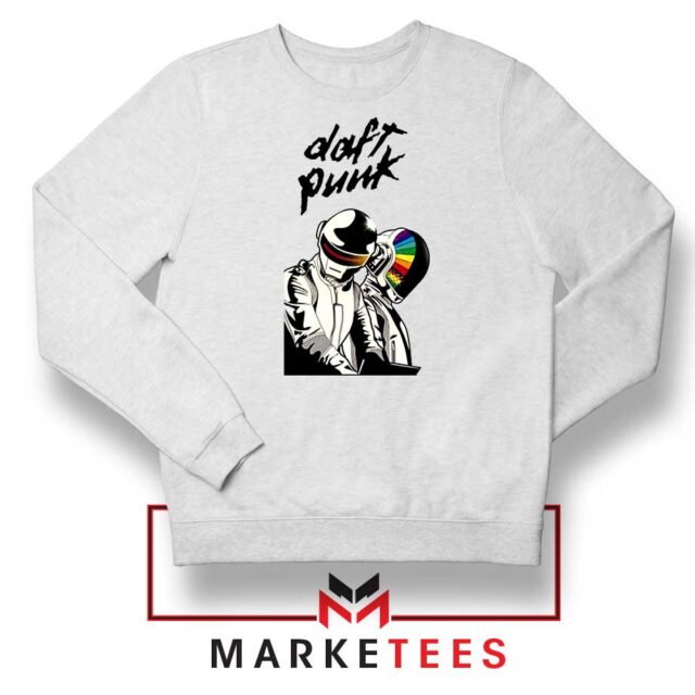 Daft Punk Iconic Music Duo Graphic Sweatshirt