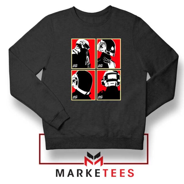 Daft Punk Helmets Sweater