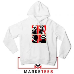 Daft Punk Music Duo Helmets White Hoodie