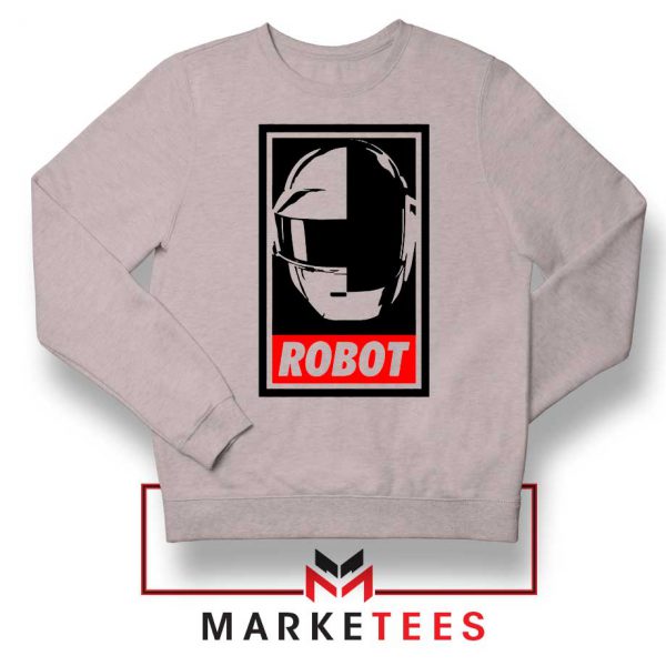 Daft Punk Music Robot Sport Grey Sweatshirt