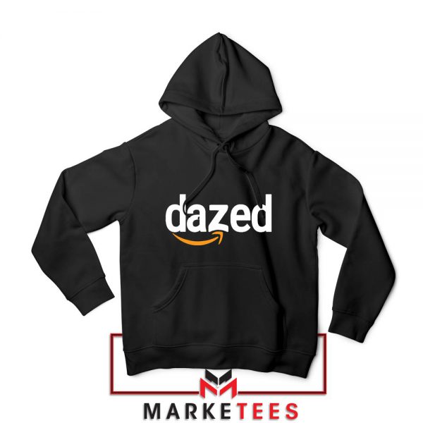 Dazed Smile Logo Black Hoodie