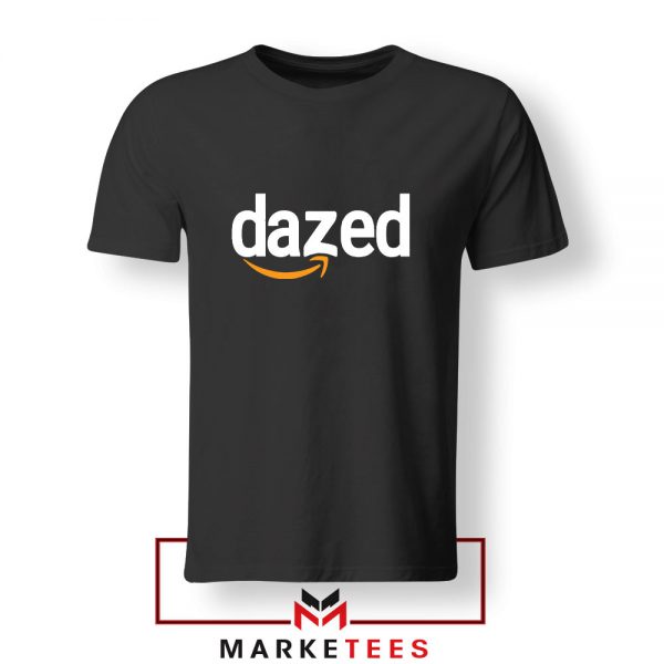 Dazed Smile Logo Black Tshirt