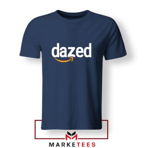 Dazed Smile Logo Navy Blue Tshirt